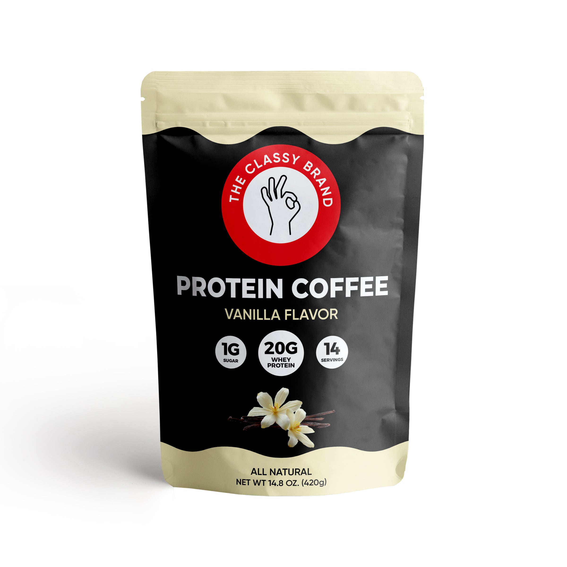 Vanilla Protein Coffee — 20g Protein | The Classy Brand Australia