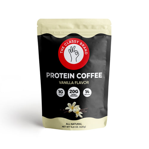 Vanilla Protein Coffee — 20g Protein | The Classy Brand Australia